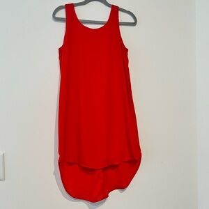 Everly Red Bow Back Dress Sz Medium